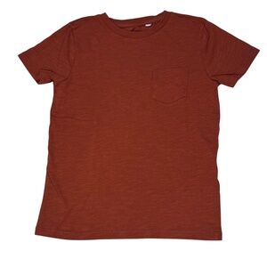 NWOT, Mini Boden Boys 6-7 Y Pocket Short Sleeve T Shirt Color: Rust